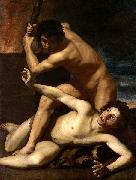 Bartolomeo Manfredi Cain Kills Abel, France oil painting artist